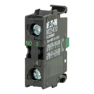 Eaton - Cutler Hammer M22-K01 Contact Block, SPST, 1NC, 6A 120VAC, Screw Terminal, RMQ-Titan M22 Series